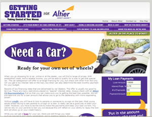 Altier CU Financial Calculators